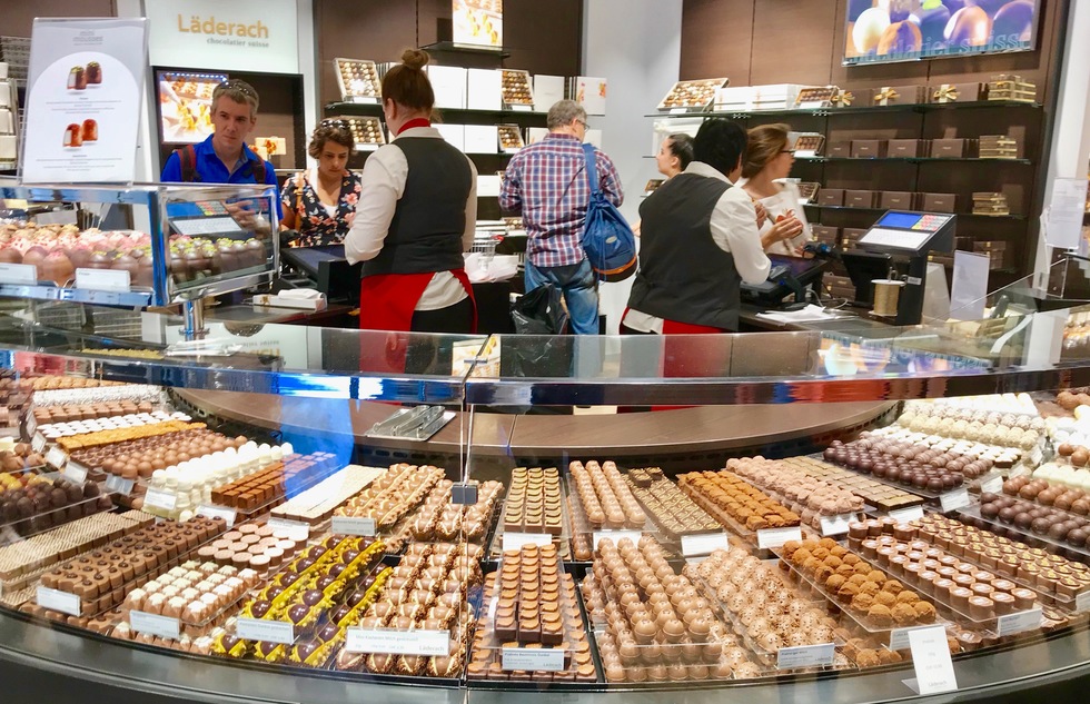 The Best Chocolate Shops in Zurich, Switzerland: Läderach